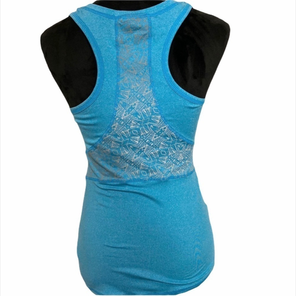 ATHLETA Northern Lights blue reflective tank top size xs - Picture 3 of 9